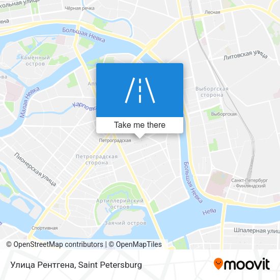 Улица Рентгена map