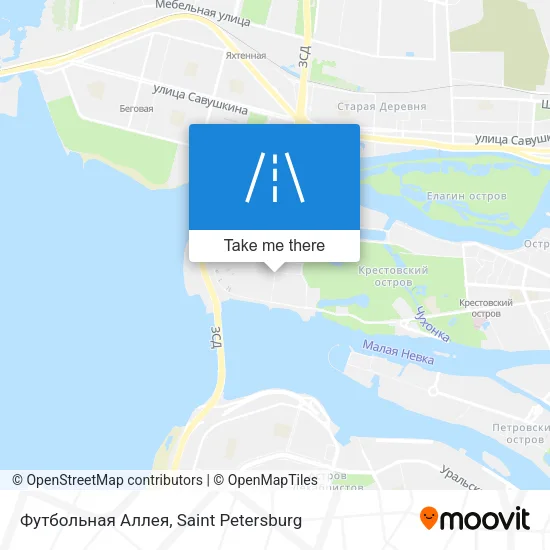 Футбольная Аллея map