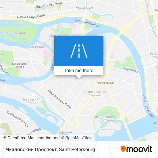 Чкаловский Проспект map