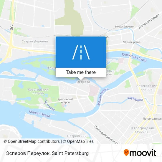 Эсперов Переулок map