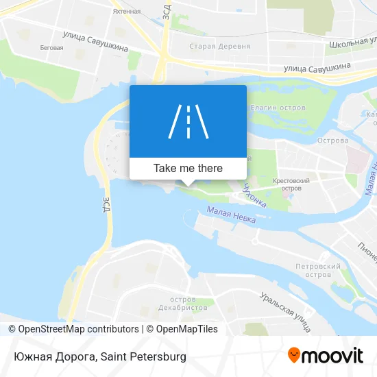 Южная Дорога map