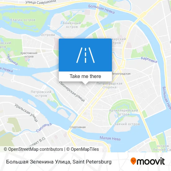 Большая Зеленина Улица map