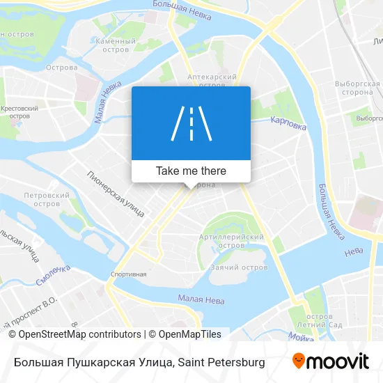 Большая Пушкарская Улица map