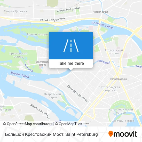 Большой Крестовский Мост map