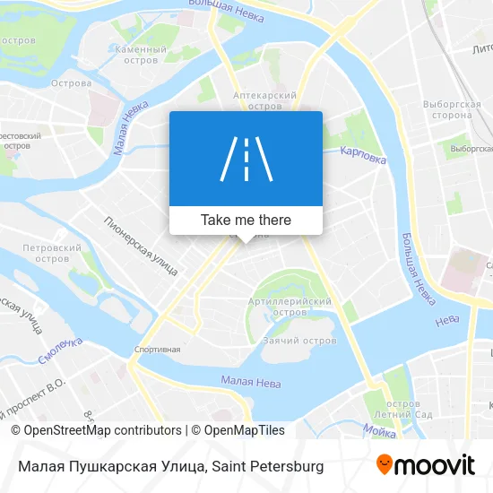 Малая Пушкарская Улица map