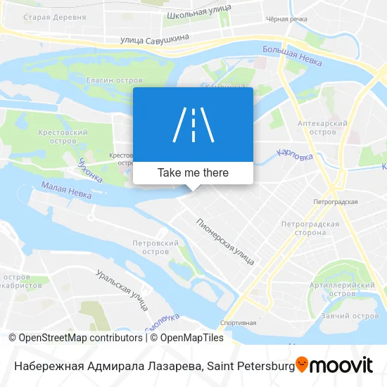 Набережная Адмирала Лазарева map