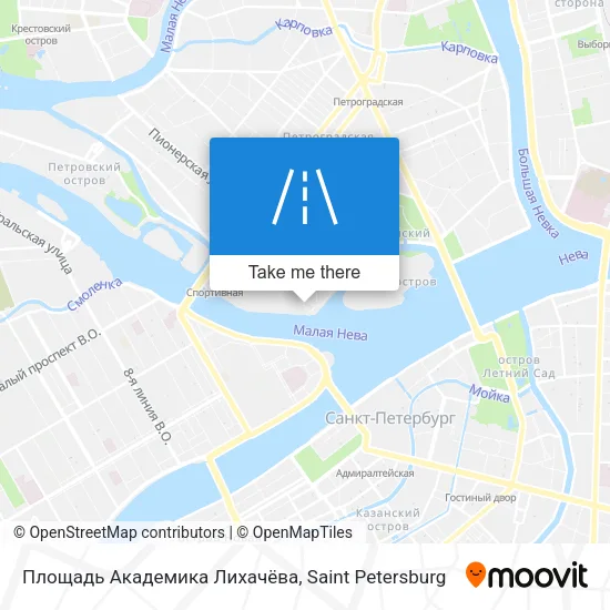 Площадь Академика Лихачёва map