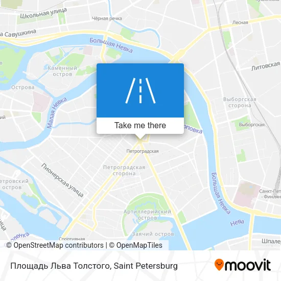 Площадь Льва Толстого map