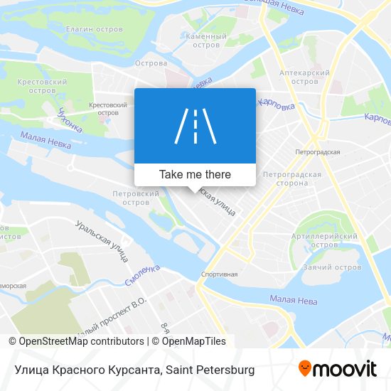 Улица Красного Курсанта map