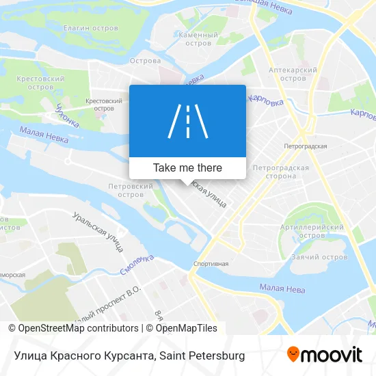 Улица Красного Курсанта map