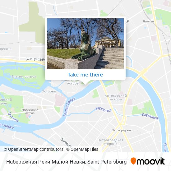 Набережная Реки Малой Невки map