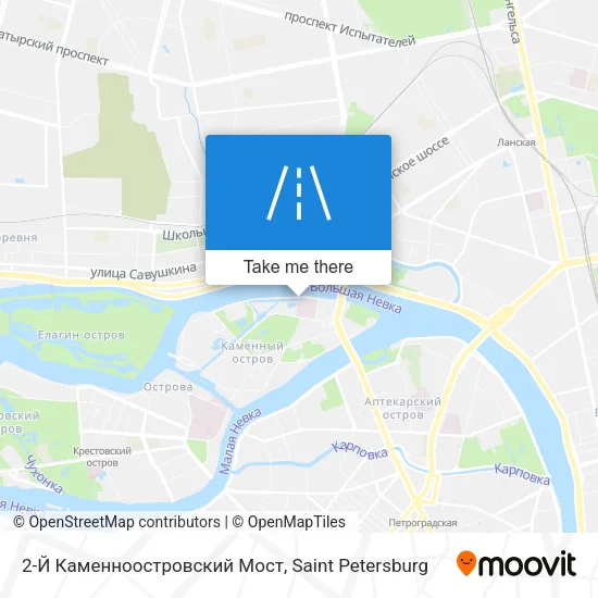 2-Й Каменноостровский Мост map