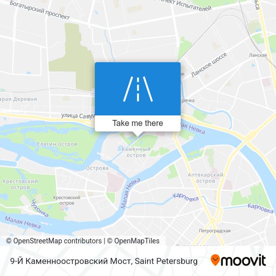 9-Й Каменноостровский Мост map