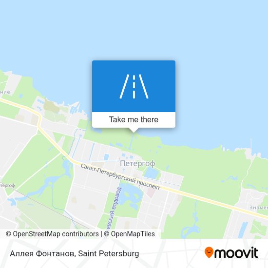 Аллея Фонтанов map