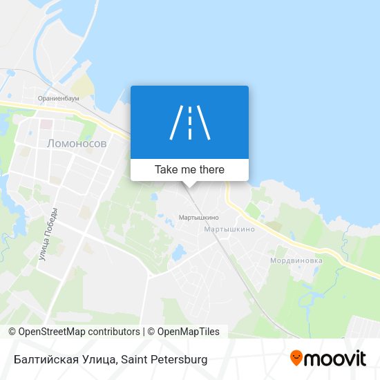 Балтийская Улица map