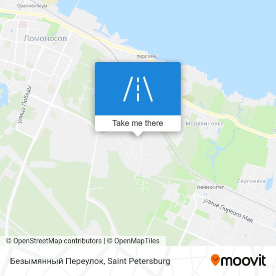 Безымянный Переулок map