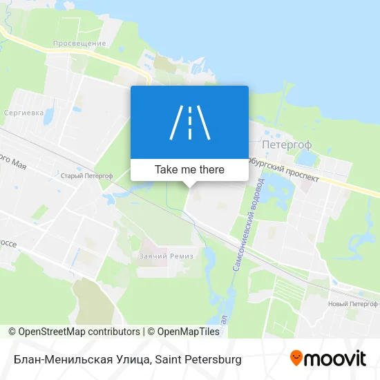 Блан-Менильская Улица map