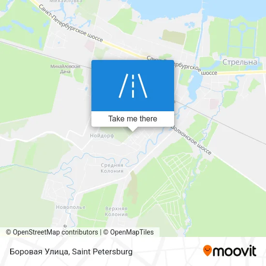 Боровая Улица map