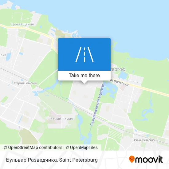 Бульвар Разведчика map