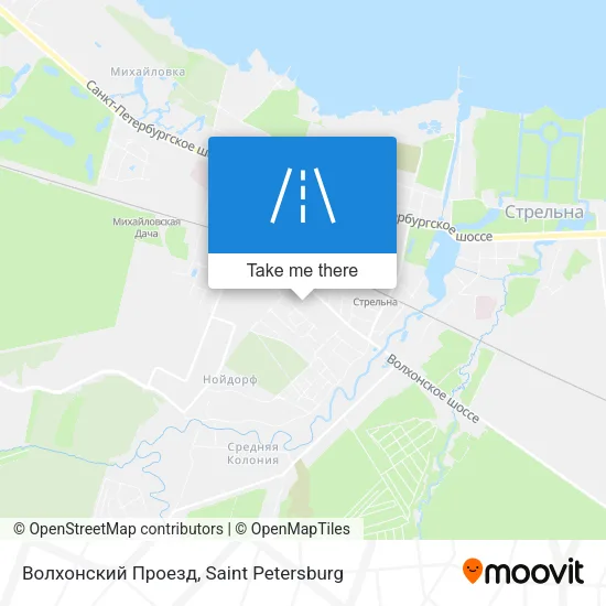 Волхонский Проезд map