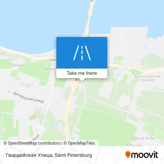 Гвардейская Улица map