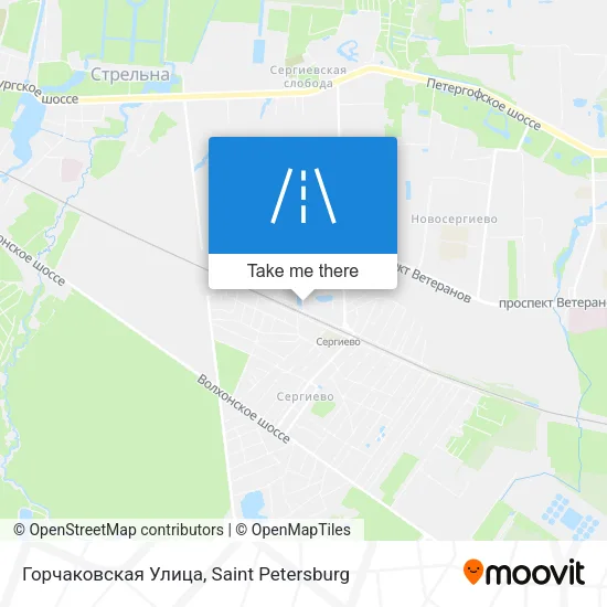 Горчаковская Улица map
