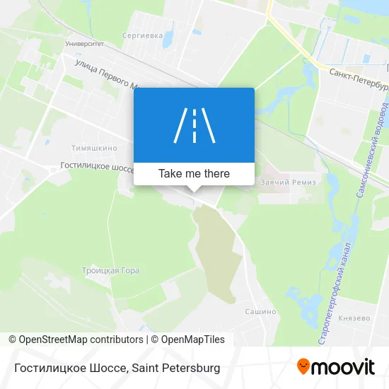 Гостилицкое Шоссе map