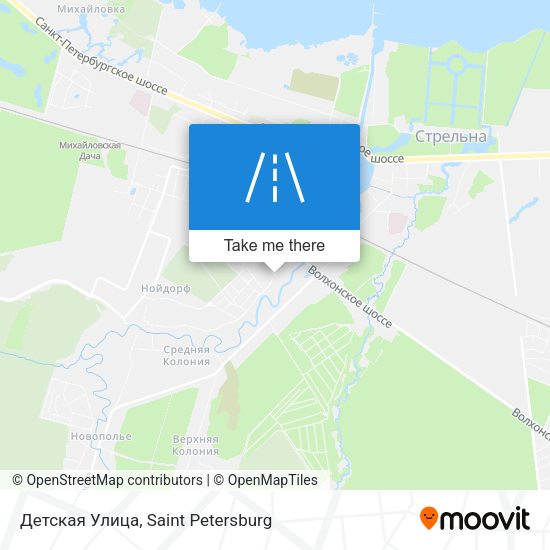 Детская Улица map