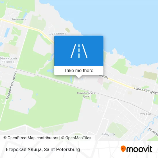 Егерская Улица map