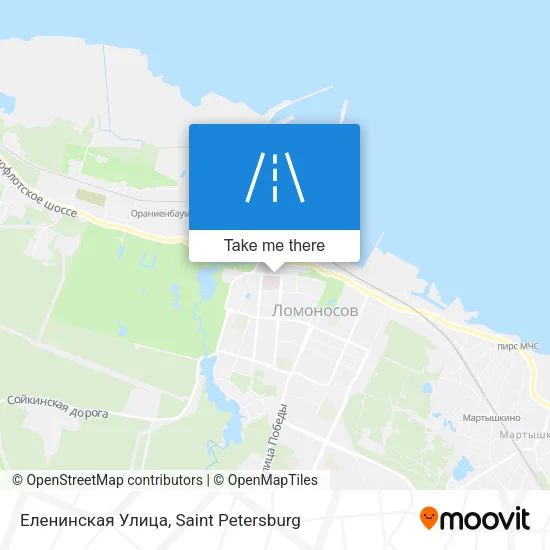 Еленинская Улица map