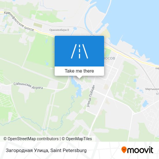 Загородная Улица map