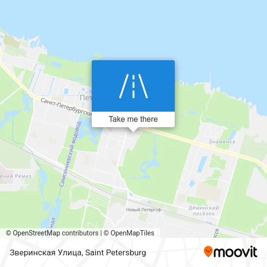 Зверинская Улица map