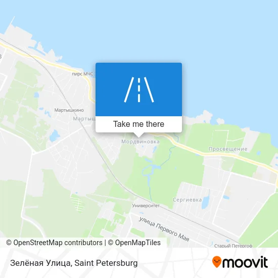 Зелёная Улица map