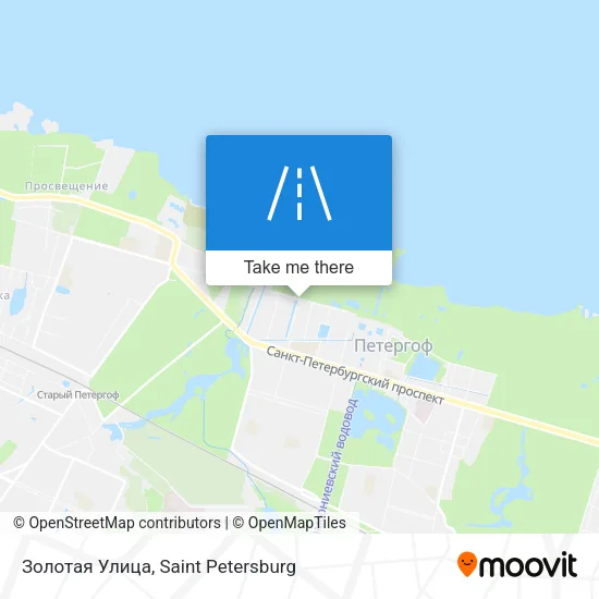 Золотая Улица map