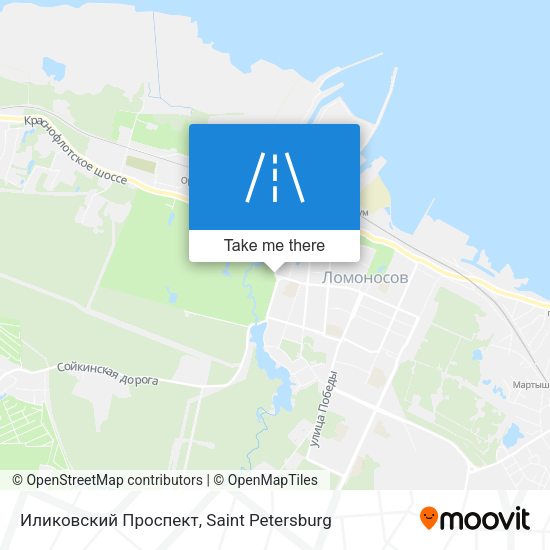 Иликовский Проспект map