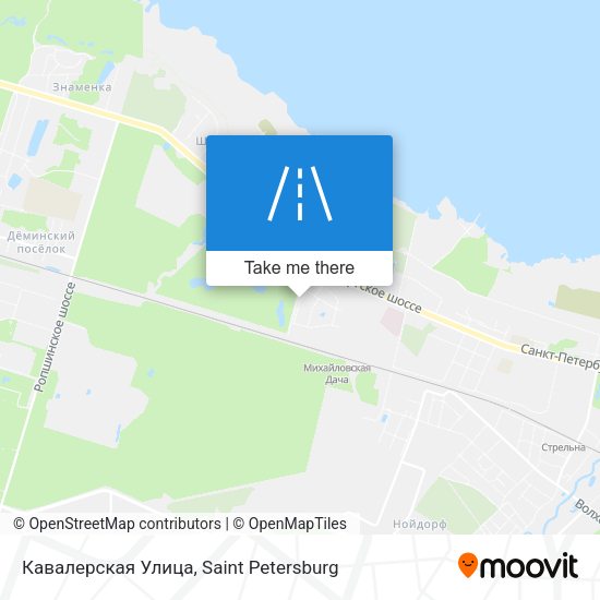Кавалерская Улица map
