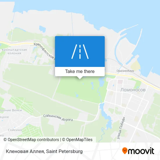 Кленовая Аллея map