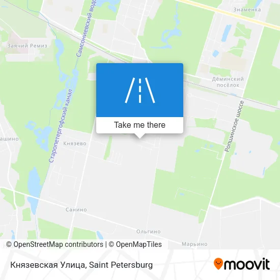 Князевская Улица map