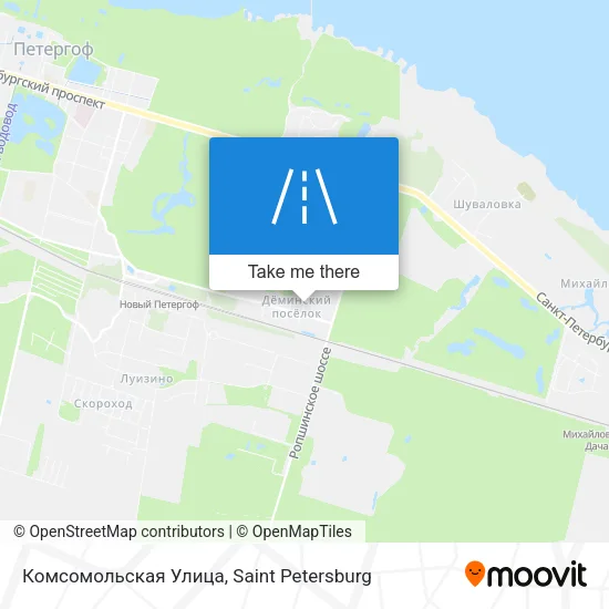 Комсомольская Улица map