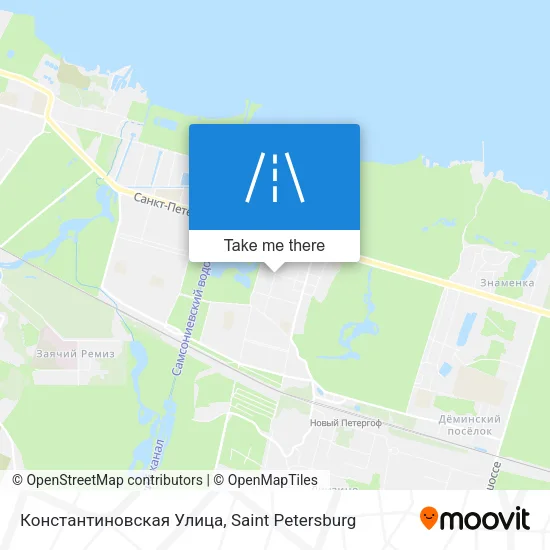 Константиновская Улица map