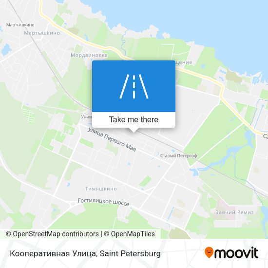 Кооперативная Улица map