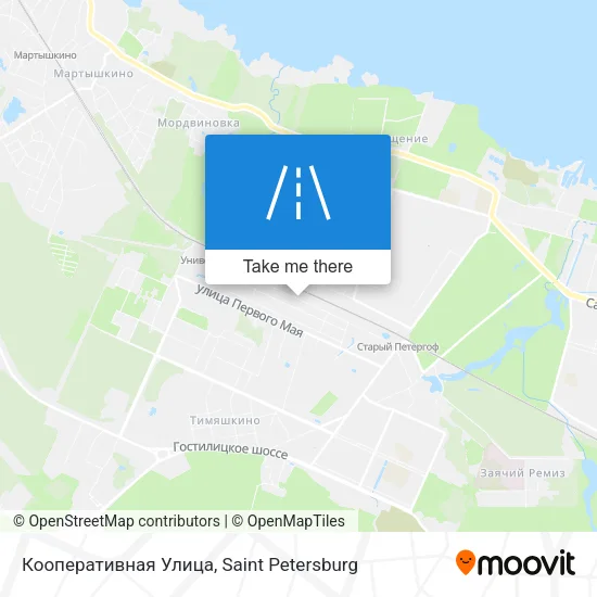 Кооперативная Улица map