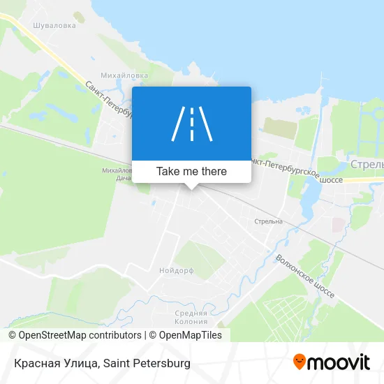 Красная Улица map