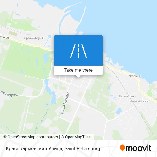 Красноармейская Улица map