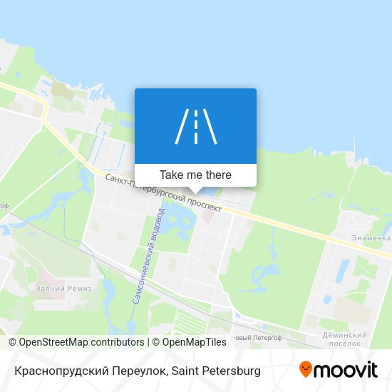Краснопрудский Переулок map