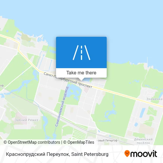 Краснопрудский Переулок map