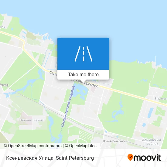 Ксеньевская Улица map