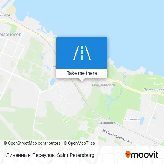 Линейный Переулок map