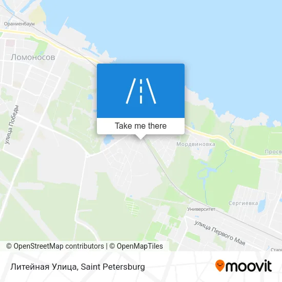 Литейная Улица map
