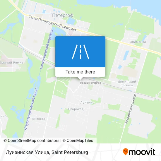 Луизинская Улица map